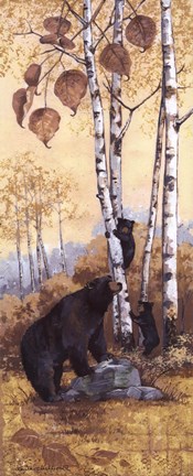 Framed Play Time - bears Print
