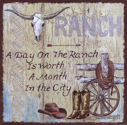 Framed Ranch Print