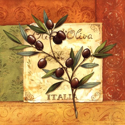 Framed Olives du Midi II Print