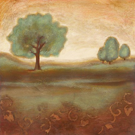 Framed Summer Glow I Print