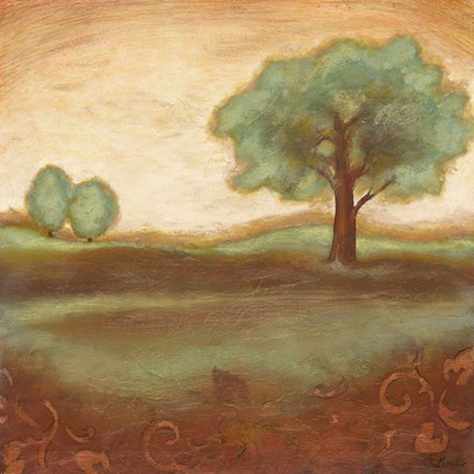 Framed Summer Glow II Print