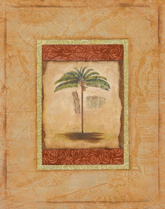 Framed Palm Botanical Study II - CS Print