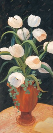 Framed Tulips by Night - mini Print