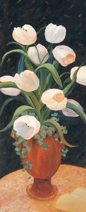 Framed Tulips by Night - petite Print