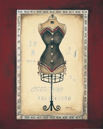 Framed Taille de Robe II - special Print
