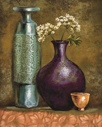 Framed Persian Gardens II Print