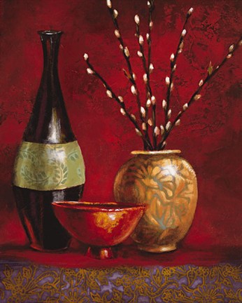 Framed Persian Gardens III Print