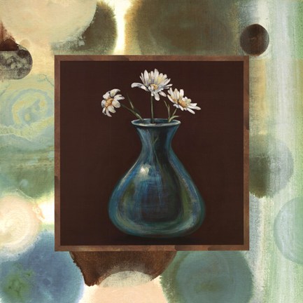 Framed Daisies II Print