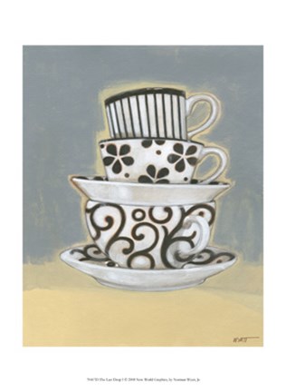 Framed Last Drop I Print