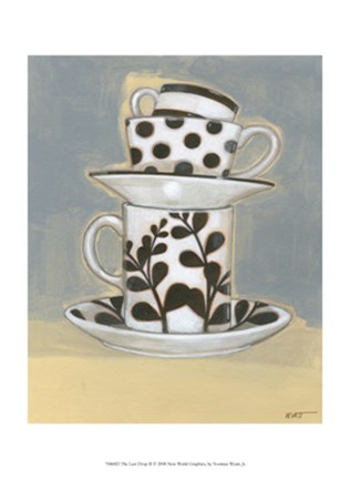 Framed Last Drop II Print