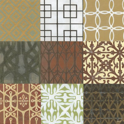 Framed Trellis 9-patch Print