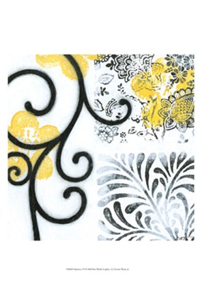 Framed Opulence III Print