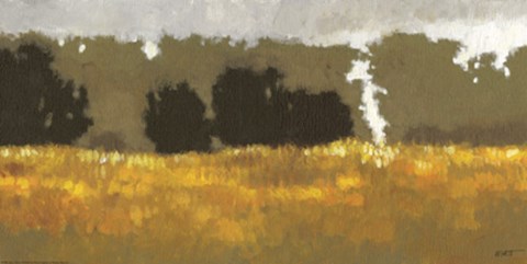 Framed Amber Waves I Print