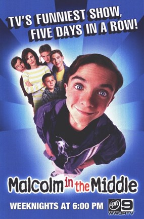 Framed Malcolm in the Middle Print