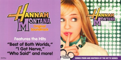 Framed Hannah Montana - soundtrack - style B Print
