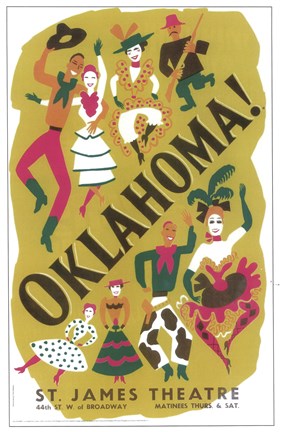 Framed Oklahoma! (Broadway) Print