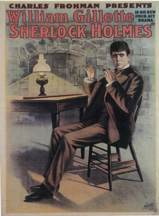 Framed Sherlock Holmes (Broadway) Print