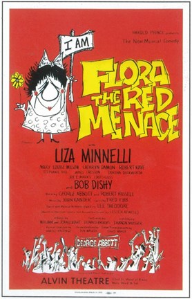 Framed Flora the Red Menace (Broadway) Print
