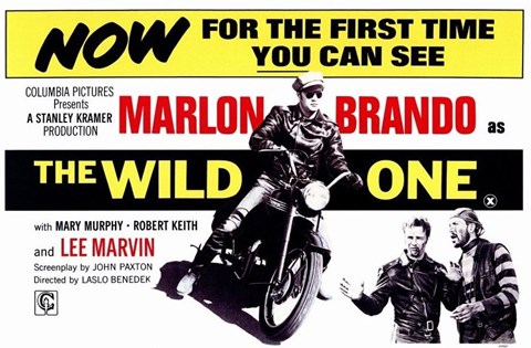 Framed Wild One - Marlon Brando Print