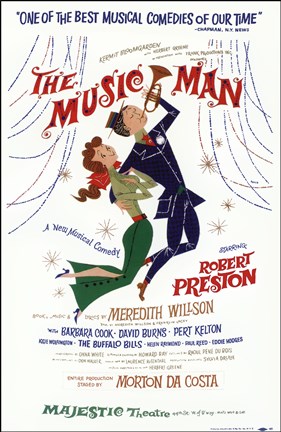 Framed (Broadway) Music Man Print