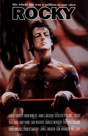 Framed Rocky His Whole Life was a Million to One Shot Print