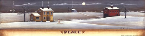 Framed Winter Peace Print