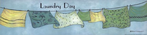 Framed Laundry Day Print