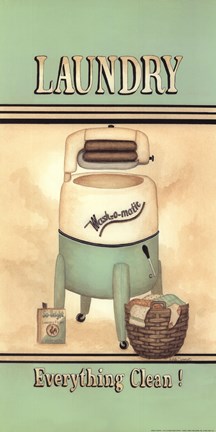 Framed Wash-O-Matic Print