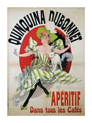 Framed Quinquina Dubonnet Print