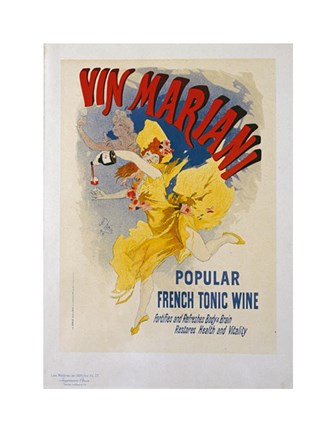Framed Vin Mariani Print