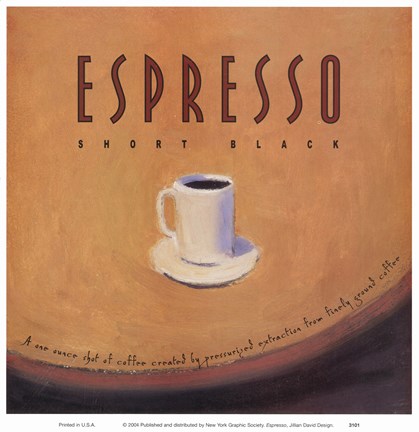 Framed Espresso Print
