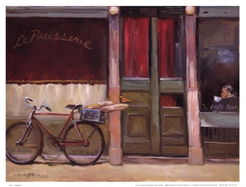 Framed La Patisserie Print
