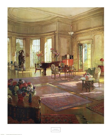 Framed Maude Allan's Music Room Print