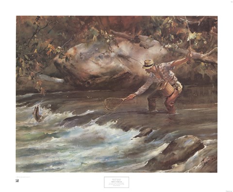 Framed Trout Stream Print