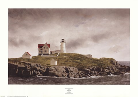 Framed Nubble Light Print