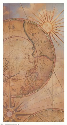 Framed Sun Chart Print