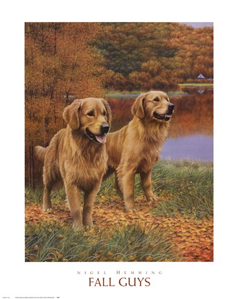 Framed Fall Guys Print