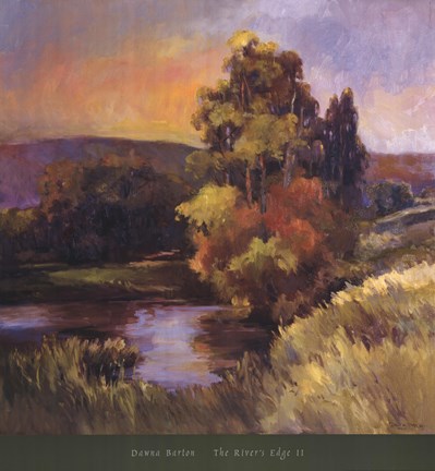 Framed River's Edge II Print