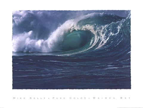 Framed Waimea Bay Print