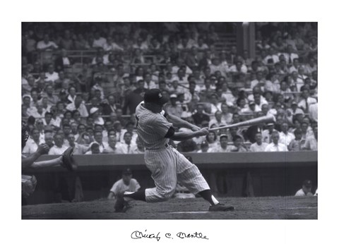Framed Out of the Park, 1956 Print