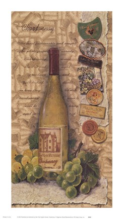 Framed Chardonnay Print