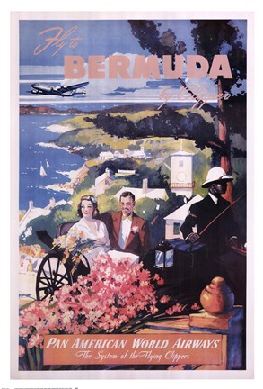 Framed Bermuda by Clipper Print