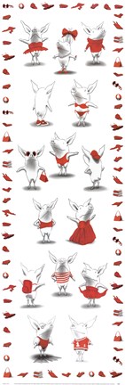 Framed Olivia - Nothing to Wear Print