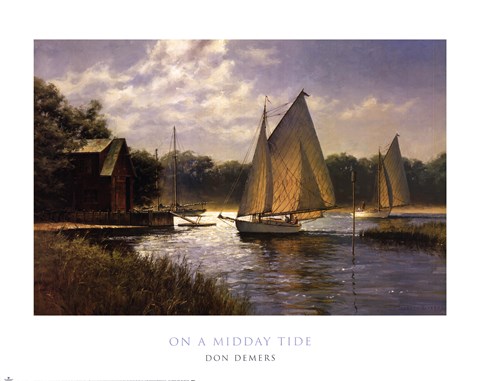 Framed On a Midday Tide Print