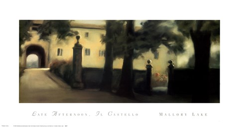 Framed Late Afternoon, Il Castello Print
