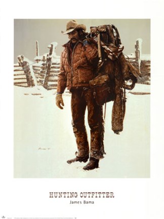 Framed Hunting Outfitter Print