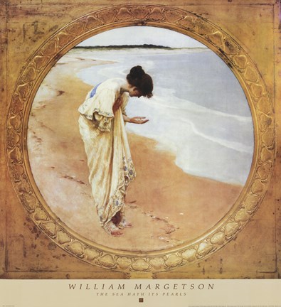 Framed Sea Hath Its Pearls Print