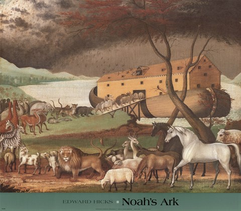 Framed Noah's Ark Print