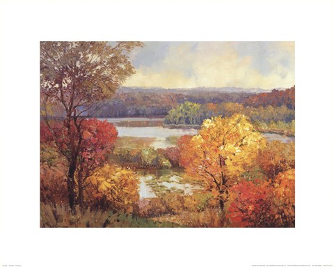 Framed Shades of Autumn Print