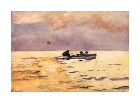 Framed Rowing Home Print